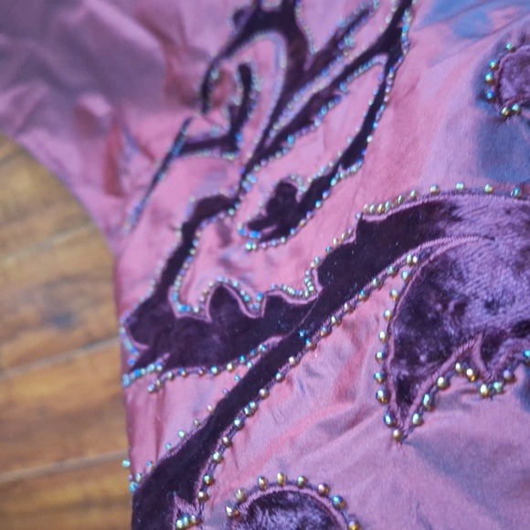 Table runner Red burgundy - Picture 8 of 12